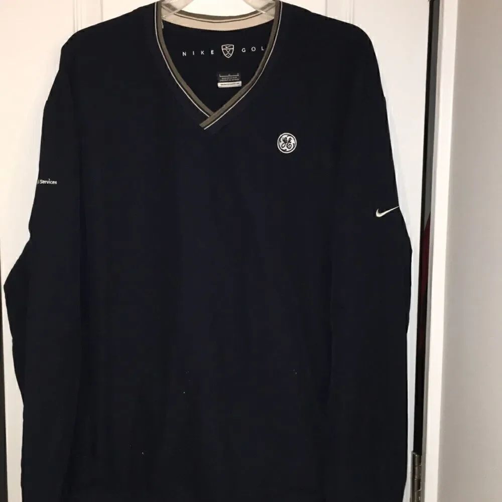Nike Golf GE financial services pullover jacket L